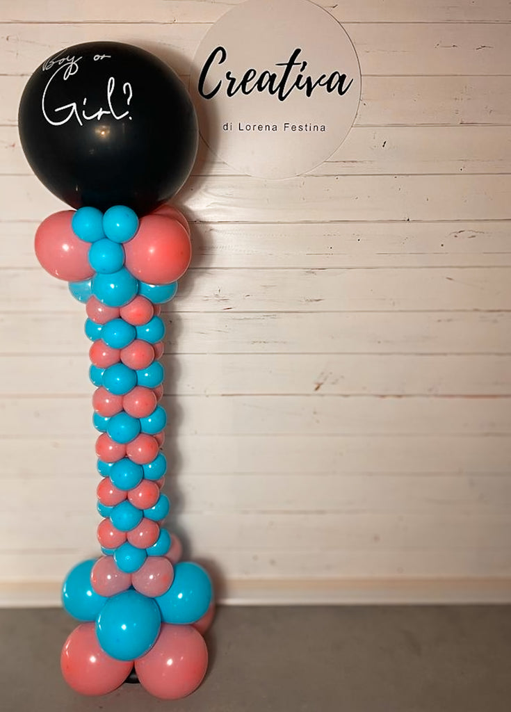 Video Corso colonna palloncini Gender Reveal - Creativa di Lorena Festina