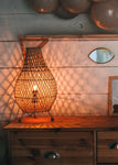 Lampada in rattan