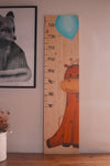 Metro crescita in legno Giraffa